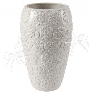 COCCOLE DI CASA Vaso In Ceramica 19.5x37 Cm-Linea Daphne