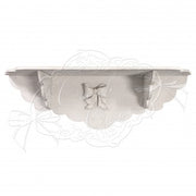 Mensola BOW in legno con fiocco decorativo – Coccole di Casa – vista frontale