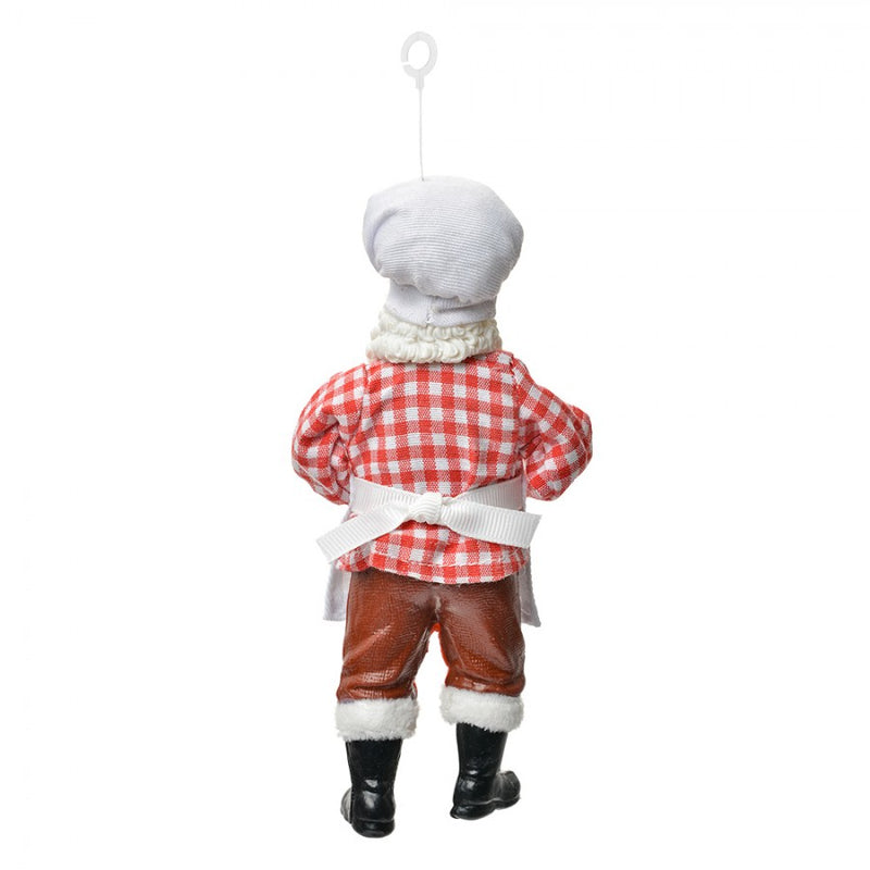 CLAYRE & EEF Babbo Natale Pasticciere Appendibile con Pan di Zenzero