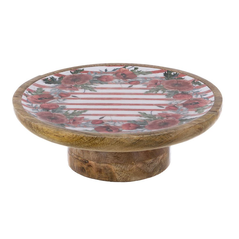 BLANC MARICLÒ Alzatina con Stampa Floreale " COQUELICOT "