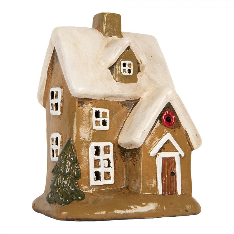 CLAYRE & EEF Casetta Portacandela in Ceramica