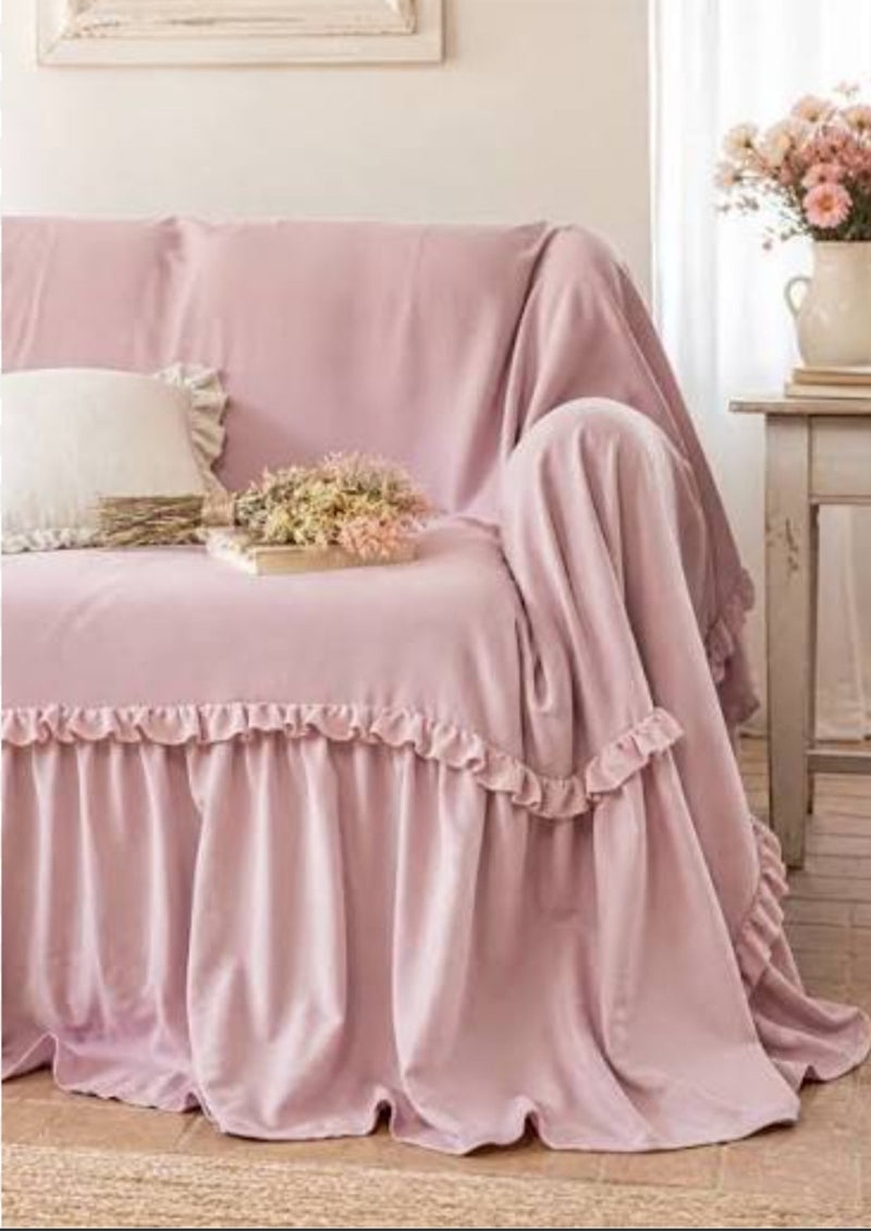 BLANC MARICLÒ Copridivano Rosa con Gala 85 GSM