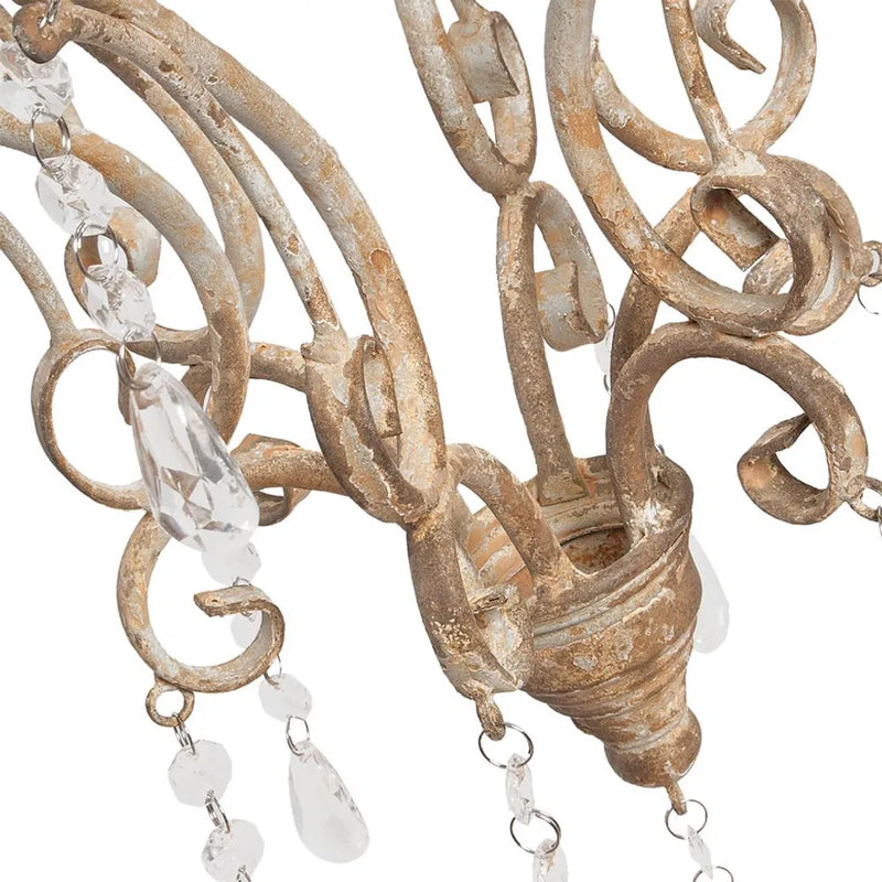 CLAYRE & EEF Lampadario Shabbychic in Ferro