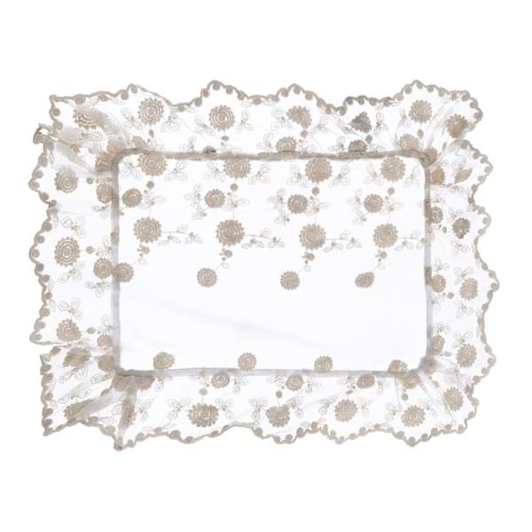 Blanc Mariclò Centrino in Pizzo Avorio "Dentelle"