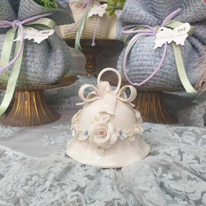 FIORI DI LENA Campana in Capodimonte con Roselline