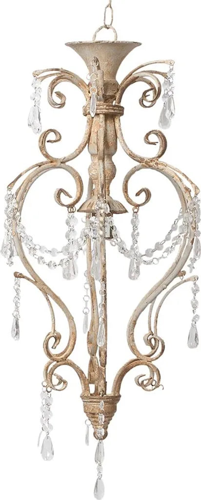 CLAYRE & EEF Lampadario Shabbychic in Ferro