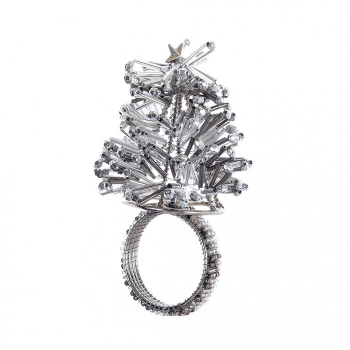 BLANC MARICLÒ Portatovagliolo Albero con Corallini Argento