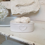 Set porta saponetta ceramica Luxe Lodge con saponette alla peonia Mathilde M. shabby chic