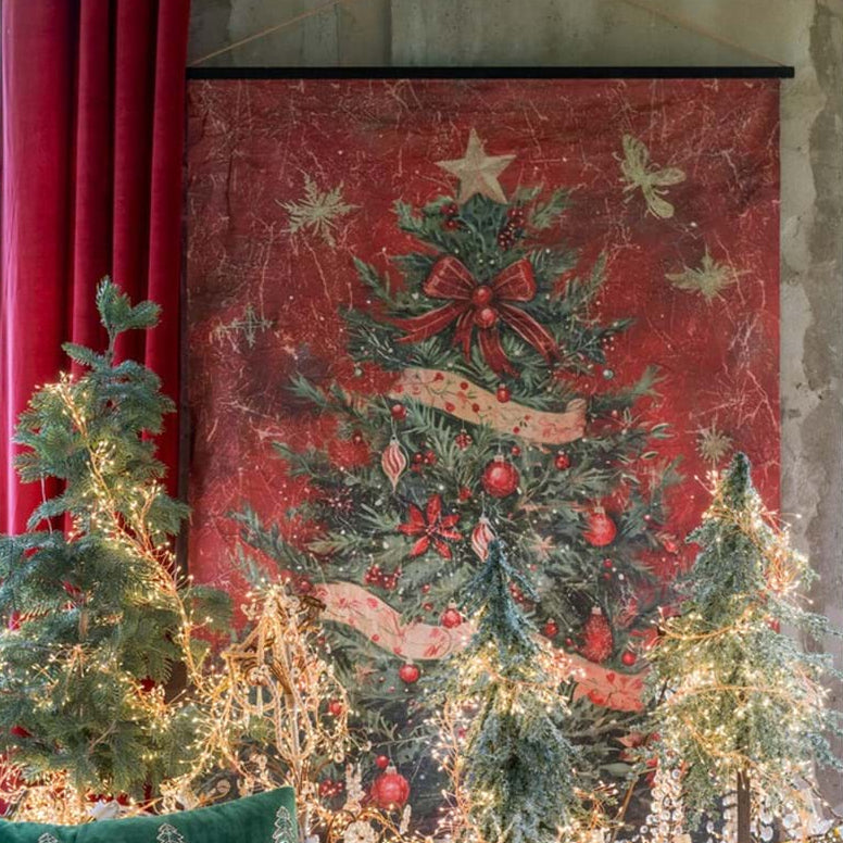 BLANC MARICLÒ Tela Natalizia con Albero di Natale "Sogni su Tela"