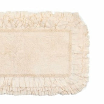 NUVOLE DI STOFFA Tappeto Avorio con 3 Rouche