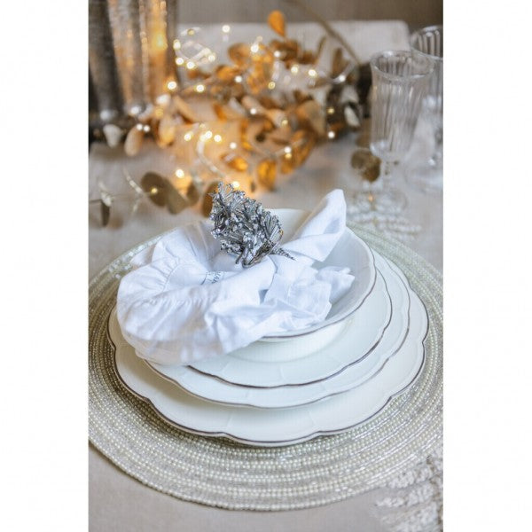 BLANC MARICLÒ Portatovagliolo Albero con Corallini Argento