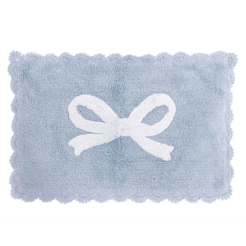 BLANC MARICLÒ Tappeto In Cotone Con Fiocco Assortito "FIOCCO POP"