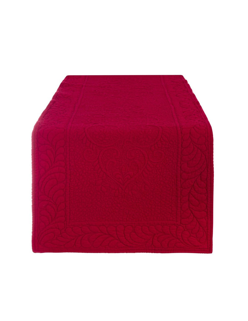 BLANC MARICLÒ Runner Rosso in Cotone