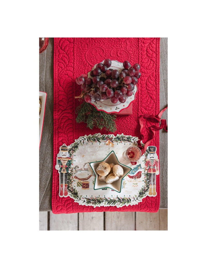 BLANC MARICLÒ Runner Rosso in Cotone