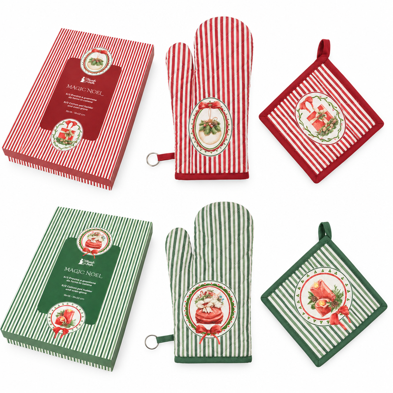 Set Magic Noel nelle due varianti Rosso e Verde