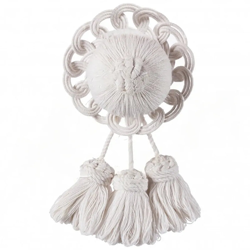 COCCOLE DI CASA  Fermatenda con Magnete "Agnes" Bianche