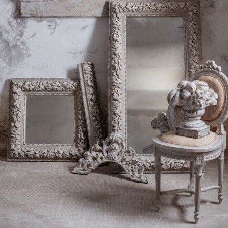 Specchio con cornice vissi d'arte Blanc Mariclo