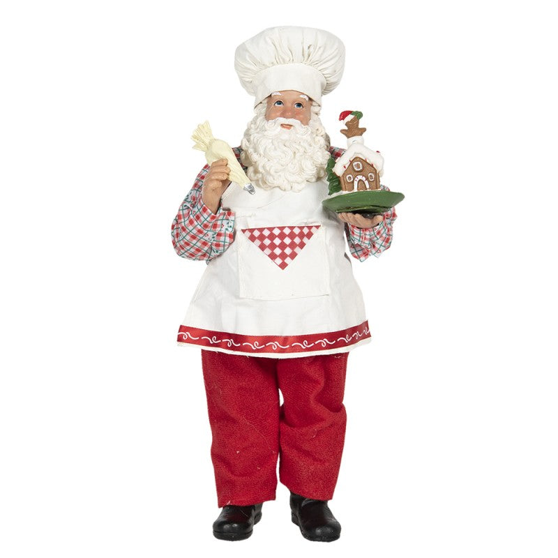 CLAYRE & EEF Babbo Natale Chef in Tessuto