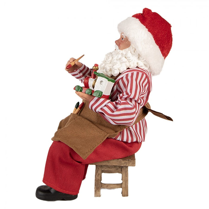 CLAYRE & EEF Babbo Natale Pittore Seduto