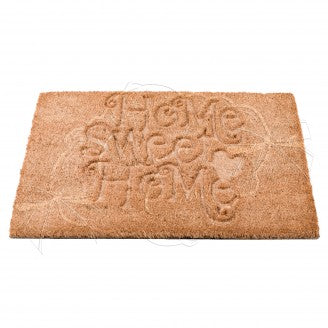 COCCOLE DI CASA Zerbino con Scritta  "HOME SWEET HOME"