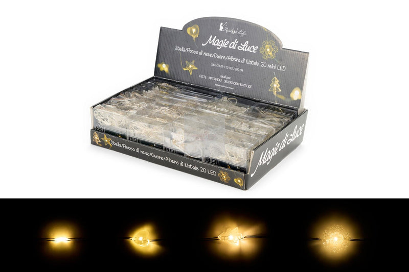 NUVOLE DI STOFFA Lucine con  20 Mini Led Decorative