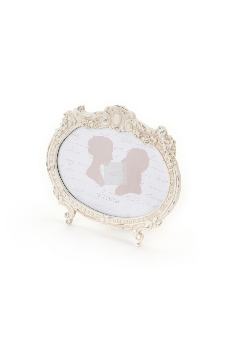 Resin photo frame Clouds of fabric