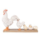 Clayre &amp; Eef chicken evolution decoration