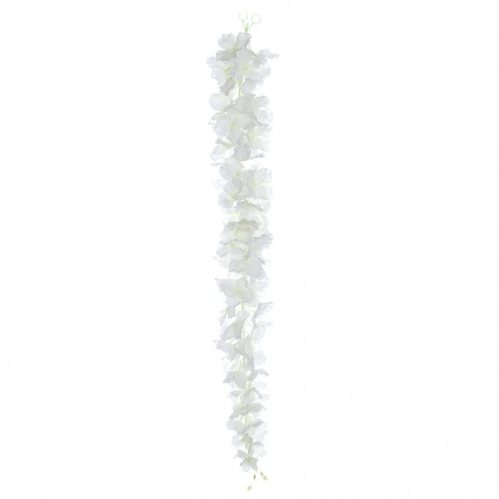 Ortensia fiore artificiale pendente Blanc Mariclò