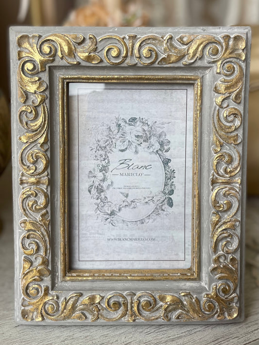 Rectangular photo frame "Gipsoteca" Blanc Mariclò