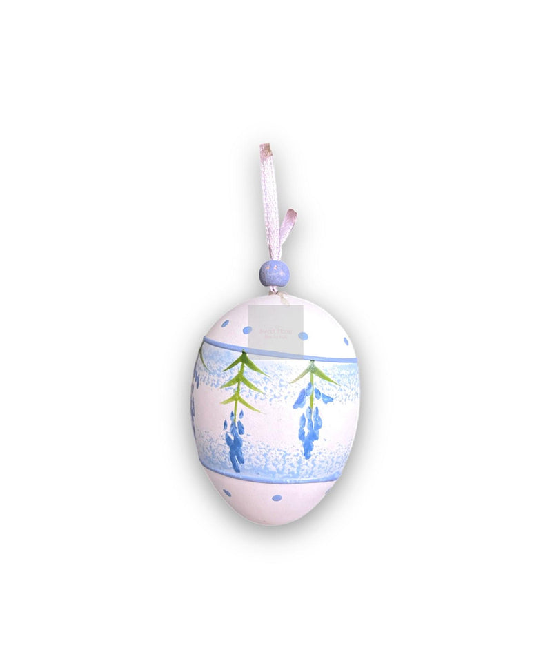 Painted pendant egg decoration