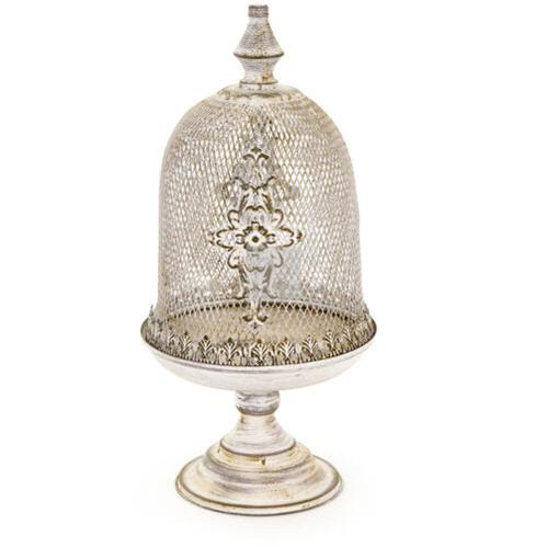 NUVOLE DI STOFFA Lanterna Gabbia Con Corona In Metallo