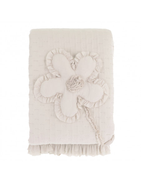 Double quilt "Summer flowers" Blanc Mariclò