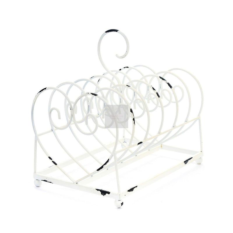 White metal plate Clouds of fabric