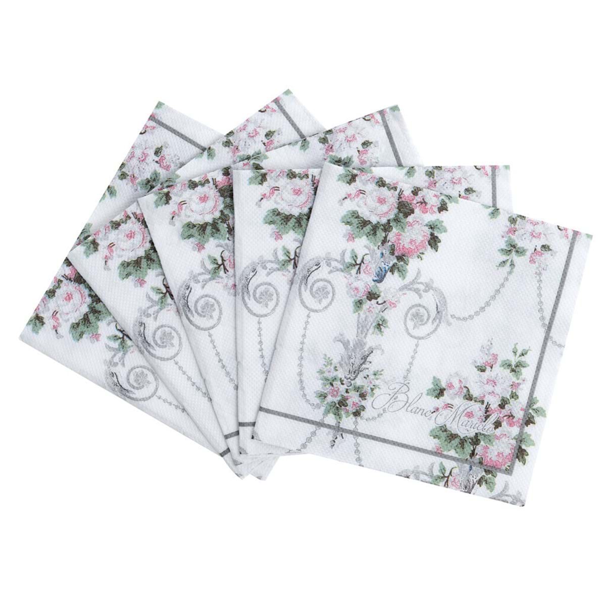 Paper napkins 38cm "Vintage Floral" Blanc Mariclò (30 pcs)